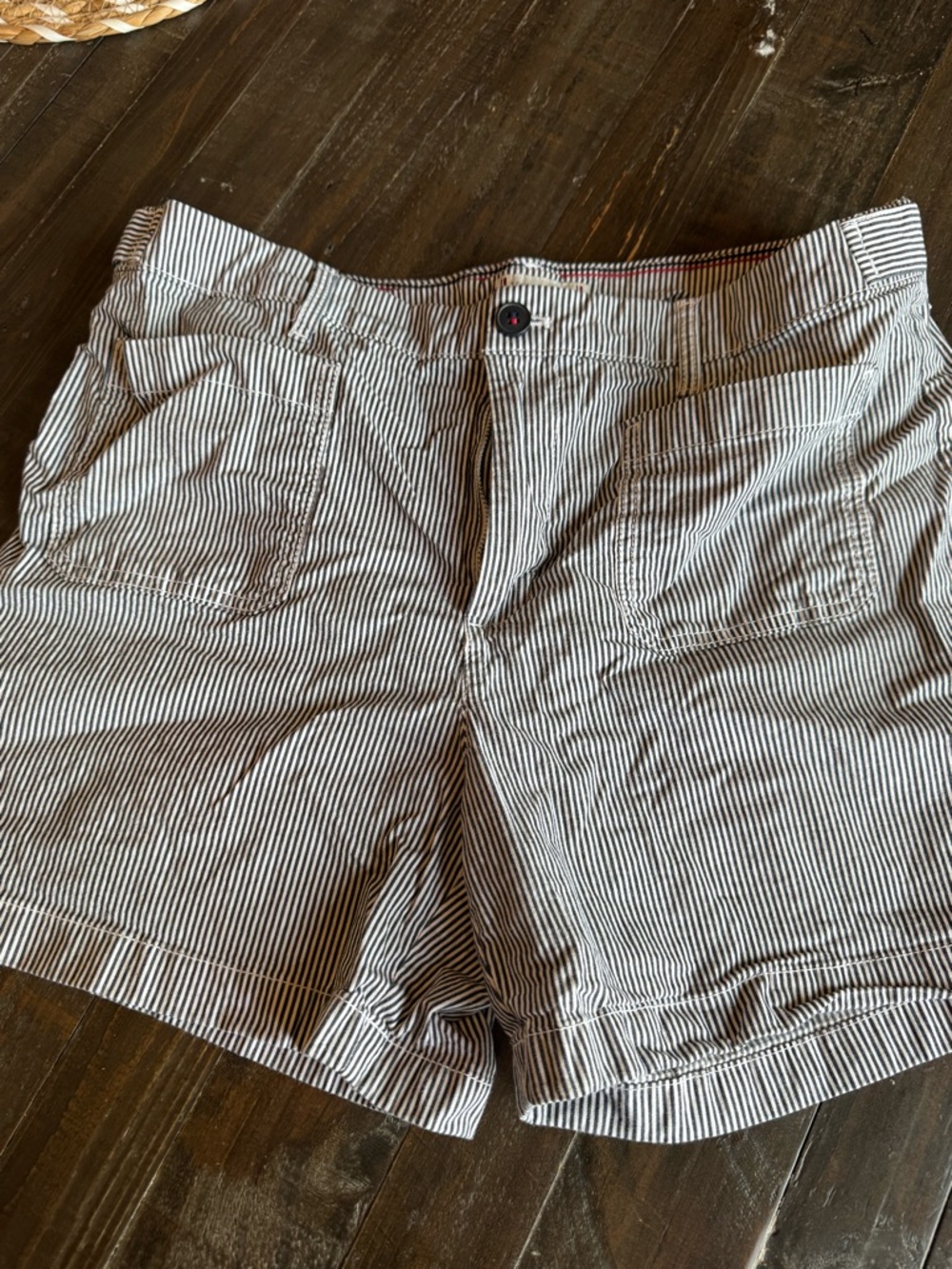 Striped Women’s Tommy Hilfiger Shorts in Navy & White